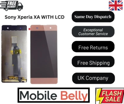 ?? LCD Display Touch Screen  Assembly For Sony Xperia XA (F3111 F3113)-Pink- UK - Image 1 of 2
