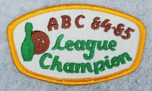 ABC Bowling Patch League Champion 1984-1985  - Picture 1 of 2