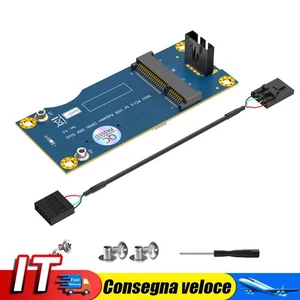 Mini PCI-E To USB Adapter with SIM Card Slot for WWAN/LTE Module (Vertical USB) - Photo 1/8