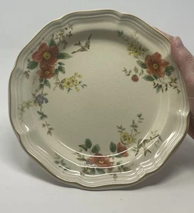 Plato de ensalada floral Mikasa Heritage Capistrano F2010 8" Japón Crazing - Imagen 1 de 4