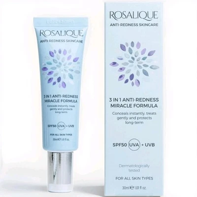 Rosalique 3 in 1 Anti-Redness Miracle Formula SPF50 Cream - 30ml - Image 1 of 4