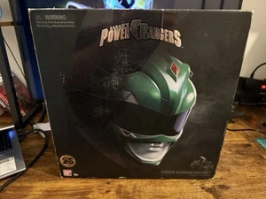 Bandai Mighty Morphin Power Ranger Legacy Green Ranger Helmet 1.1 Scale Tommy - Imagen 1 de 24