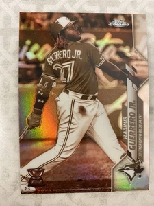 2020 Topps Chrome VLADIMIR GUERRERO JR rifrattore seppia #133! Toronto Blue Jays - Foto 1 di 2