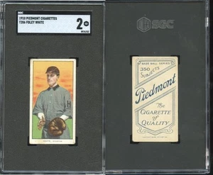 T206 Foley White Southern League ~~ SGC 2 ~~ Piedmont 350 back - Picture 1 of 1