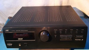 JVC RX-554VBK 5.1 Dolby Surround Sound Theater A/V Stereo Receiver WORKS NICE - Picture 1 of 8