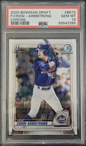 Bowman Draft 2020 - Chrome Pete Crow-Armstrong #BD-72 (RC) - Imagen 1 de 2
