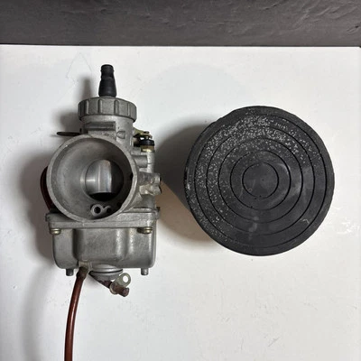 Mikuni 32mm Twin Carburetor's Round Slide with Air Filter Norton Commando 750 - Image 1 of 4