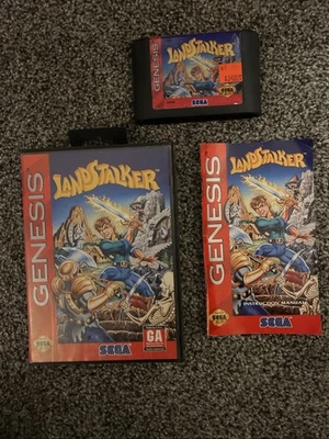 Landstalker Treasures of King Nole - Sega Genesis - CIB - USED - Image 1 of 4