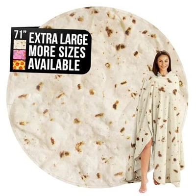 Cobertor de tortilha Zulay extra grande Burritos – Envolva-se como um gigante  - Imagem 1 de 4