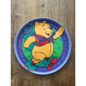 Vintage Winnie the Pooh Disney Camper Hiker Melamine Plate by Zak Designs - Picture 1 of 3