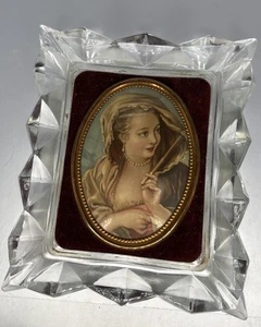 4 1/2 Zoll gerahmtes Glasportrait - Bild 1 von 4