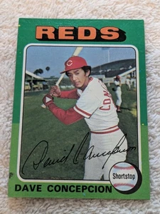 Topps Baseball 1975 Dave Concepcion #17 - Foto 1 di 2
