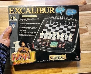 Excalibur Ivan II The Conqueror Juego de Ajedrez Electrónico Parlante - Completo-PROBADO - Imagen 1 de 11