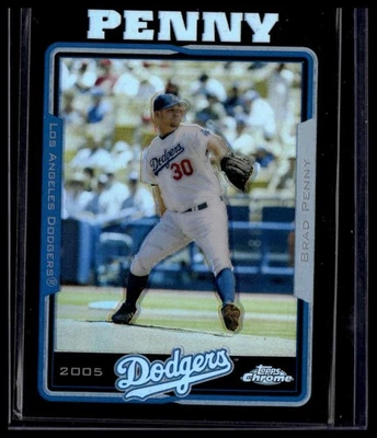 Brad Penny 2005 Topps cromo #449 refractores negros #/225 Foto 1 de 2