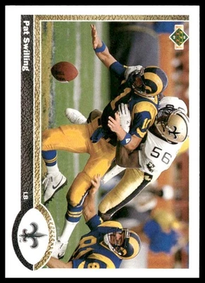 1991 Upper Deck #246c Pat Swilling New Orleans Saints - Image 1 of 2