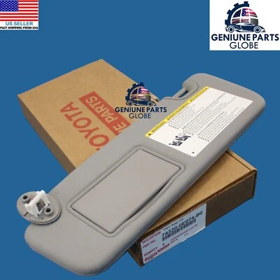 PARASOL GRIS CONDUCTOR IZQUIERDO TOYOTA 14-19 HIGHLANDER ORIGINAL CON LUZ 74320-0E074-B0 Foto 1 de 3