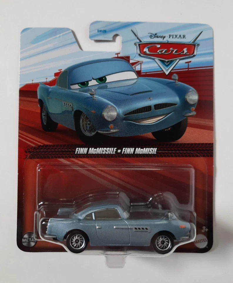 NUOVO CARS Disney pixar FINN MCMISSILE 2021 RARO da CARS 2 mattel 1/55 maclama - Immagine 1 di 4