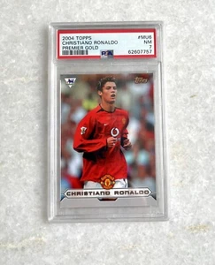 2004 Topps Premier Gold Cristiano Ronaldo RC Rookie Card PSA 7 ‘Christiano’!!!!! - Picture 1 of 2
