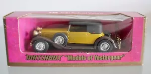 Matchbox Models of Yesteryear Y-15 Packard Victoria Rare Casting to Rear M&B. - Picture 1 of 5