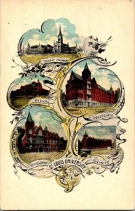 1915. ST. LOUIS UNIVERSITY. COLLEGE SOUVENIR, MISSOURI. POSTKARTE XZ23 - Bild 1 von 2