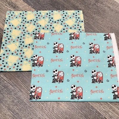 Disney Nightmare Before Christmas Half Yards Cotton Fabric Bundle Camelot Fabric - Image 1 of 3