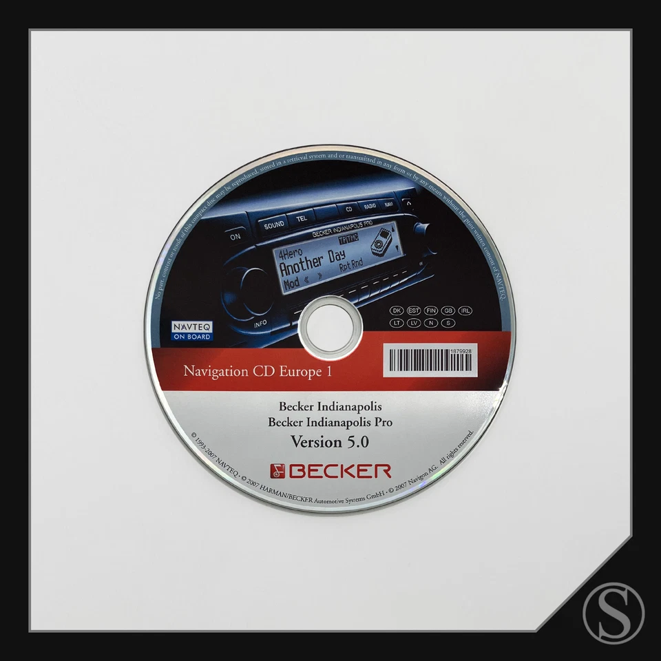 Becker Navigation CD Europe 1 5.0 Navigationssoftware 1879.928 Indianapolis Pro - Bild 1 von 1