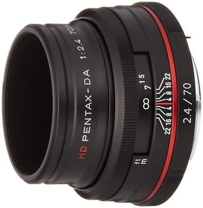 PENTAX Telephoto Single Focus Lens HD DA 70mm F2.4Limited Black K mount APS-C - Picture 1 of 3