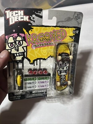TECH DECK FINGER BOARD SKATEBOARD KROOKED DAN REHOBL 2011 NUEVO Foto 1 de 4