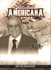2008 Donruss Threads Baseball Americana #38 Ed McMahon /500