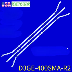 3pcs LED Strips for UN40H5203AF UA40H5303 HG40AD590 2013SVS40 D3GE-400SMA-R2 - Picture 1 of 4