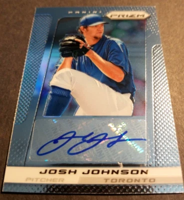 Josh Johnson Toronto Blue Jays 2013 Panini #JJ Autographed Baseball Card - Image 1 of 2