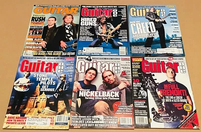 Guitar One Lot of 6 Magazines 2001-2004 - Image 1 of 4