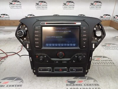 👉AUTORADIO LETTORE CD SCHERMO NAVIGAZIONE GPS FORD MONDEO IV BS7T18K931EJ D1‼️ - Immagine 1 di 4