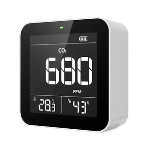Monitor de CO2 Temtop Monitor de calidad del aire interior con niveles de CO2 PPM C10 en tiempo real - Imagen 1 de 7
