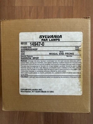 Sylvania 300w 120v PAR56 NSP Mogul End Prong Incandescent Light bulb - Image 1 of 3