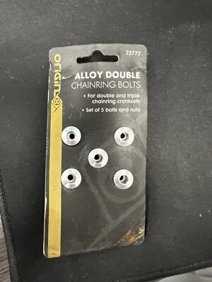 Origin8 Double Chainring Bolts (Chrome) (5 Pack) - Image 1 of 4