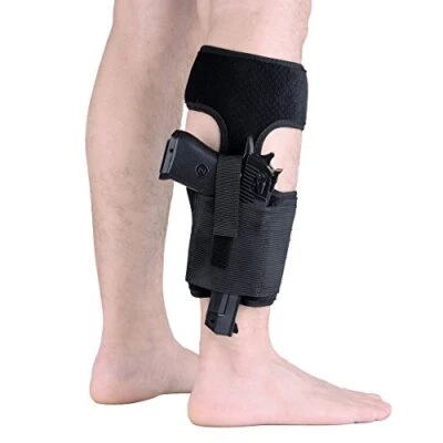 Tactical Ankle Holster Right Hand Neoprene Pistol Holster with Magazine Holder - Image 1 of 4