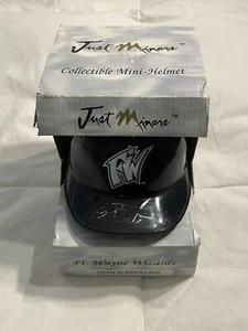 SD PADRES FORT WAYNE WIZARDS SEAN BURROUGHS Just Minors MINI BB HELMET - Picture 1 of 8