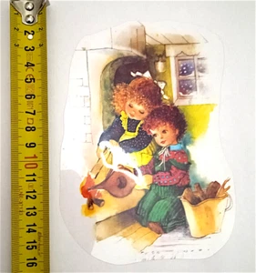 BIMBI CAMINETTO - F. Idylle 80s vetrofania plastica per Natale - Imagen 1 de 1