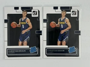 2022-23 Donruss Parker Braun Rated Rookie #221 Lot (2) Denver Nuggets - Picture 1 of 4