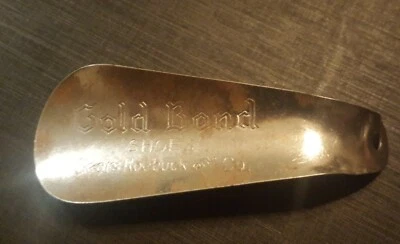 Vintage Gold Bond Shoes Sears Roebuck and Company Steel Shoe Horn 4" L - Image 1 of 2