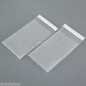 20 Clear Self Seal Bubble Small Size Packing Pouches Bag 2.5" x 3"_65 x 80+20mm - Picture 1 of 12