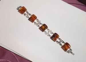 Sehr schönes Bernstein Armband aus 800Silber - Bild 1 von 8