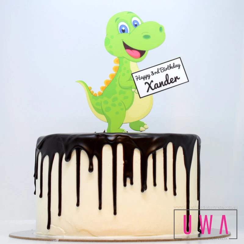 Baby Dinosaur — персонализированный топпер для торта - Изображение 1 из 1