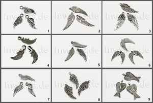 Angel Wings Colgante Angel Wings Colgante de metal Angel Guardian Angel, A-15 - Imagen 1 de 10