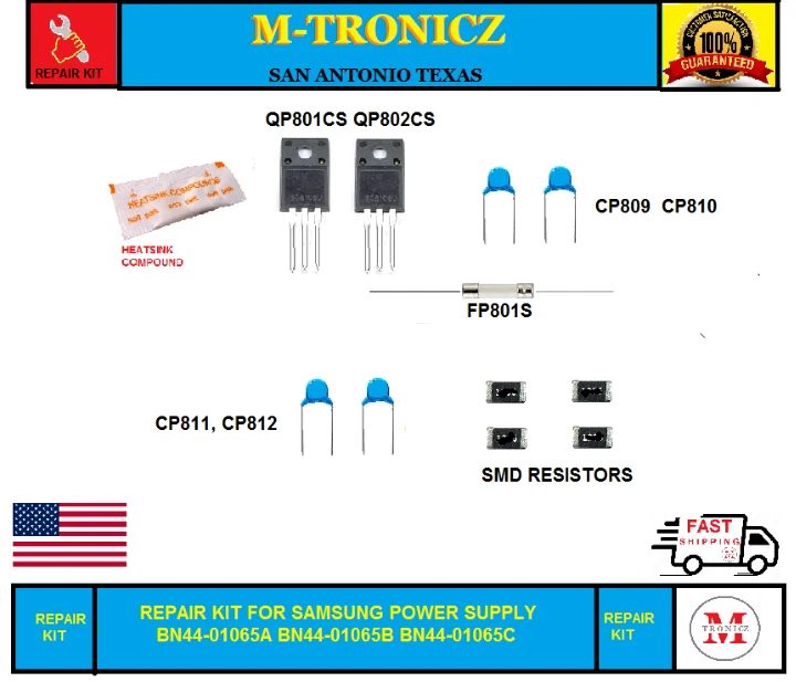 REPAIR KIT For  SAMSUNG POWER SUPPLY  BN44-01065A BN44-01065B BN44-01065C - Image 1 of 1
