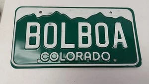EXPIRED COLORADO License Plate BOLBOA - Picture 1 of 1