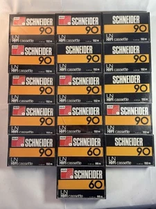 Lot Of 20 Schneider k7 Audio Recorded Blank Cassette To Rerecord - Picture 1 of 2