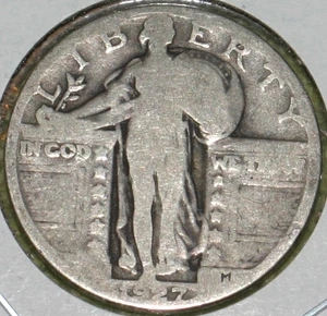 1927 Standing Liberty Quarter - Picture 1 of 2