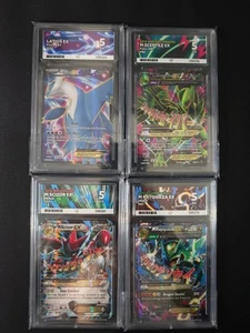 4 X Pokémon Graded Card Bundle | Mega M Rayquaza Sceptile Scizor Latios | ACE 5 - Picture 1 of 6